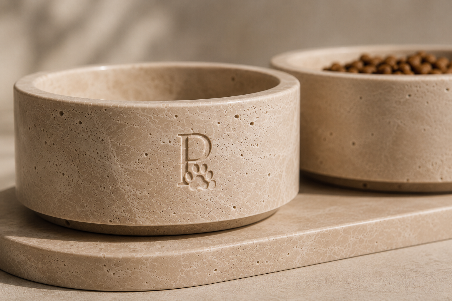 PAWÉ Travertine Feeding Set *(preorder)*
